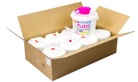Universalwischtuch Putzi 8x70 Blatt + 1 Eimer