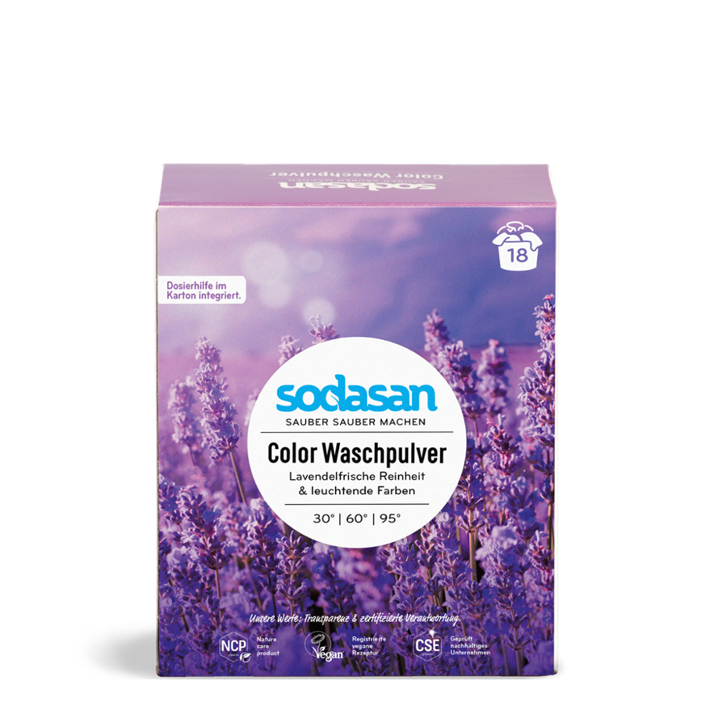 Color Waschpulver Lavendel